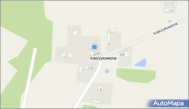 Kielczykowizna, Kielczykowizna, 11, mapa Kielczykowizna