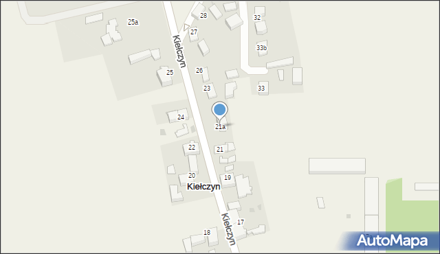 Kiełczyn, Kiełczyn, 21a, mapa Kiełczyn