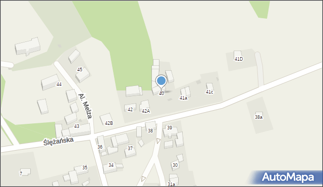 Kiełczyn, Kiełczyn, 40, mapa Kiełczyn