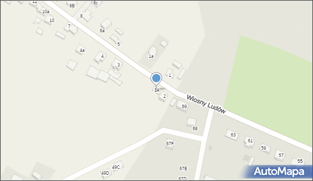 Kiełczynek, Kiełczynek, 3A, mapa Kiełczynek