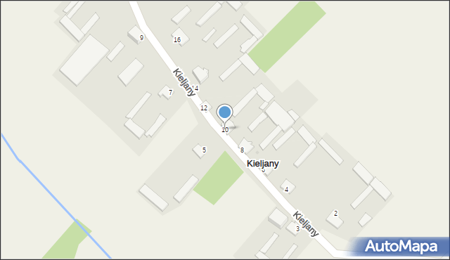 Kieljany, Kieljany, 10, mapa Kieljany