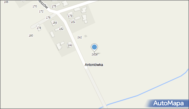 Kiełków, Kiełków, 242a, mapa Kiełków