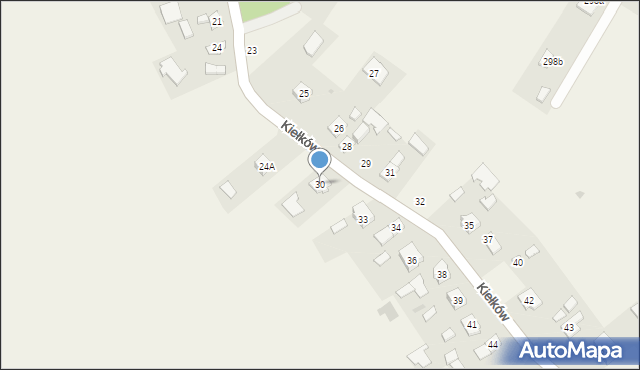 Kiełków, Kiełków, 30, mapa Kiełków