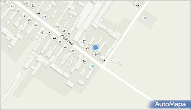 Kiełkowo, Kiełkowo, 30, mapa Kiełkowo