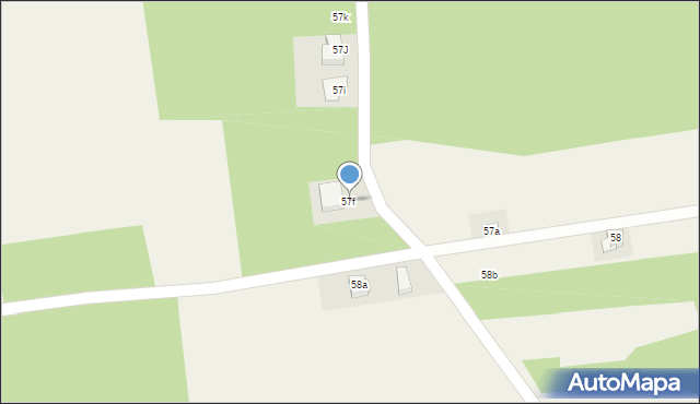 Kiełmina, Kiełmina, 57f, mapa Kiełmina