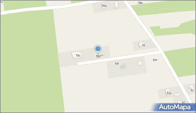 Kiełmina, Kiełmina, 59b, mapa Kiełmina