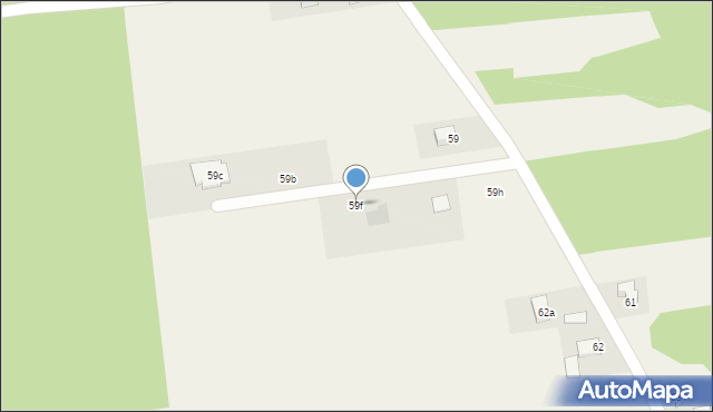 Kiełmina, Kiełmina, 59f, mapa Kiełmina