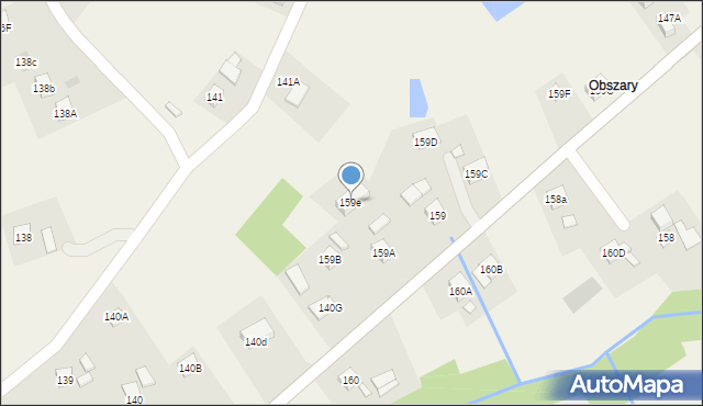 Kielnarowa, Kielnarowa, 159e, mapa Kielnarowa