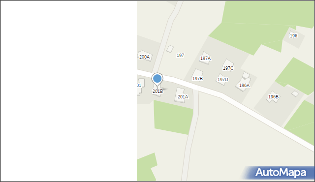 Kielnarowa, Kielnarowa, 201B, mapa Kielnarowa
