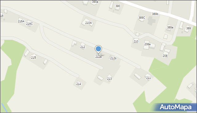 Kielnarowa, Kielnarowa, 212a, mapa Kielnarowa