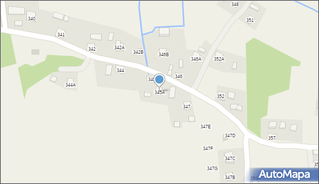 Kielnarowa, Kielnarowa, 345A, mapa Kielnarowa