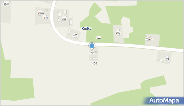 Kielnarowa, Kielnarowa, 404, mapa Kielnarowa