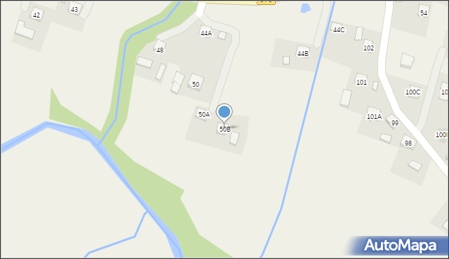 Kielnarowa, Kielnarowa, 50B, mapa Kielnarowa