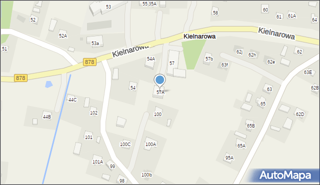 Kielnarowa, Kielnarowa, 57A, mapa Kielnarowa