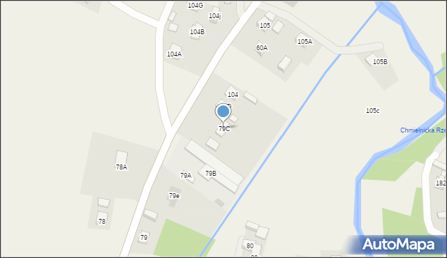 Kielnarowa, Kielnarowa, 79C, mapa Kielnarowa