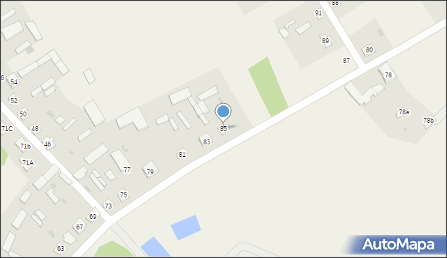 Kiełpiniec, Kiełpiniec, 85, mapa Kiełpiniec