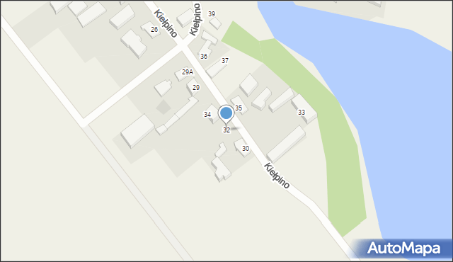 Kiełpino, Kiełpino, 32, mapa Kiełpino