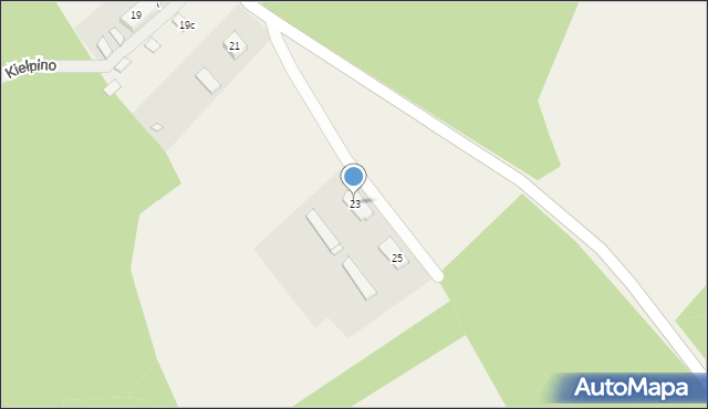 Kiełpino, Kiełpino, 23, mapa Kiełpino