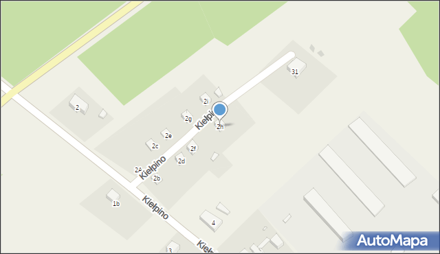 Kiełpino, Kiełpino, 2h, mapa Kiełpino