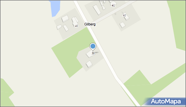 Kiełpino, Kiełpino, 39, mapa Kiełpino