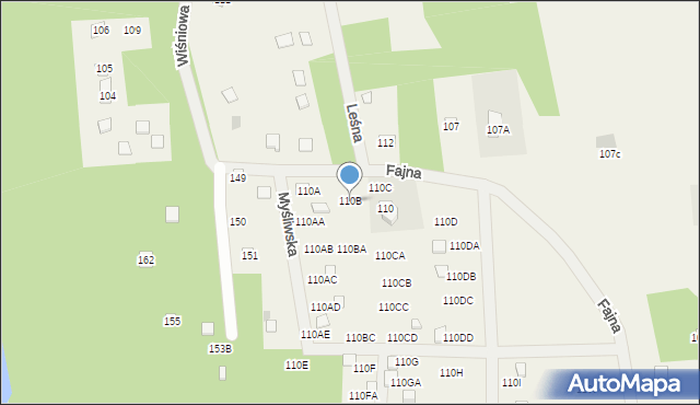 Kiełpiny, Kiełpiny, 110B, mapa Kiełpiny