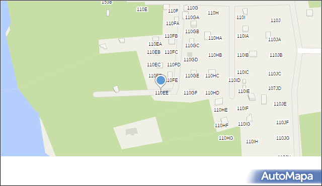 Kiełpiny, Kiełpiny, 110EE, mapa Kiełpiny