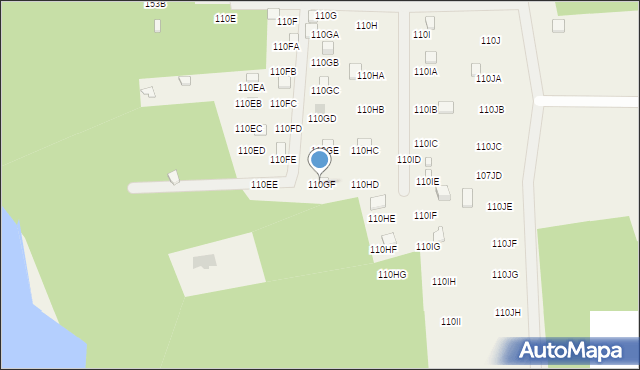 Kiełpiny, Kiełpiny, 110GF, mapa Kiełpiny