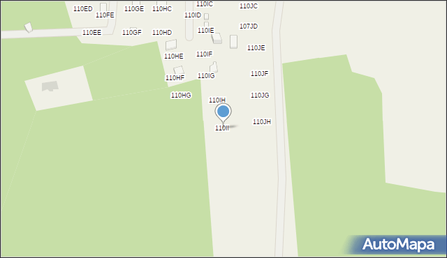 Kiełpiny, Kiełpiny, 110II, mapa Kiełpiny