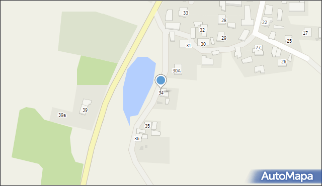 Kiełpiny, Kiełpiny, 34, mapa Kiełpiny