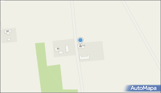 Kiełpiny, Kiełpiny, 88, mapa Kiełpiny