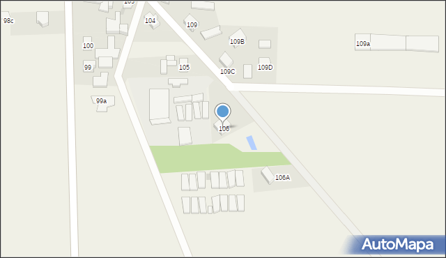 Kiełpiny, Kiełpiny, 106, mapa Kiełpiny