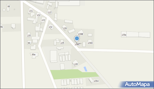 Kiełpiny, Kiełpiny, 109C, mapa Kiełpiny