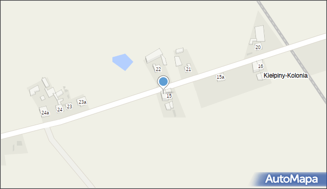 Kiełpiny, Kiełpiny, 15/1, mapa Kiełpiny