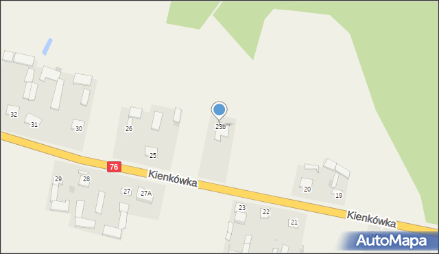 Kienkówka, Kienkówka, 23b, mapa Kienkówka