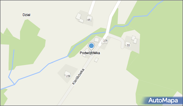 Kierlikówka, Kierlikówka, 58, mapa Kierlikówka