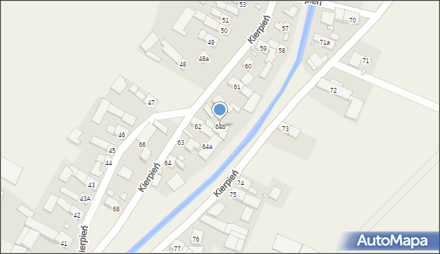 Kierpień, Kierpień, 64b, mapa Kierpień