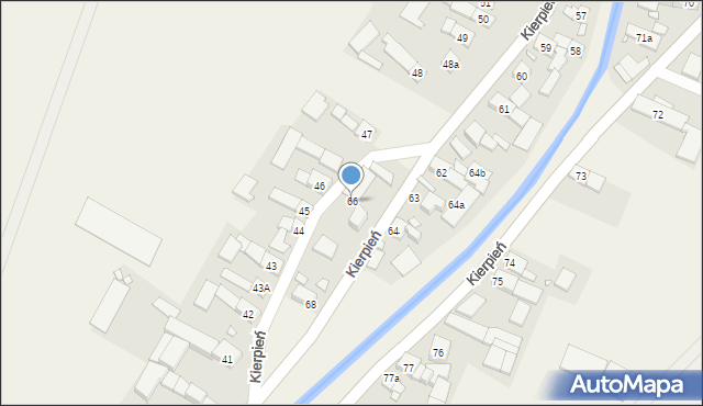 Kierpień, Kierpień, 66, mapa Kierpień