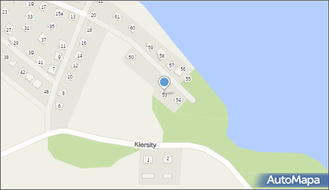 Kiersity, Kiersity, 53, mapa Kiersity