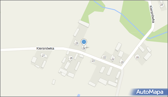 Kiersnówka, Kiersnówka, 24, mapa Kiersnówka