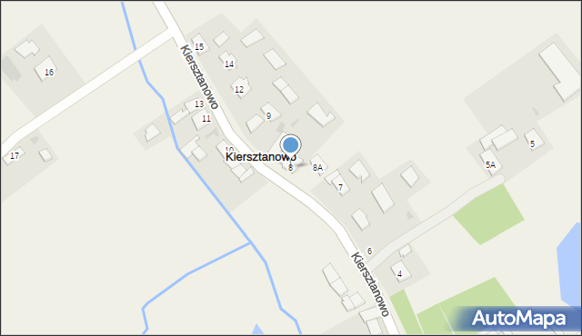 Kiersztanowo, Kiersztanowo, 8, mapa Kiersztanowo