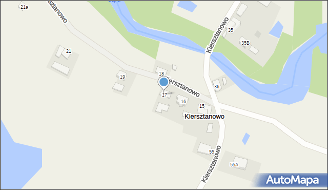 Kiersztanowo, Kiersztanowo, 17, mapa Kiersztanowo