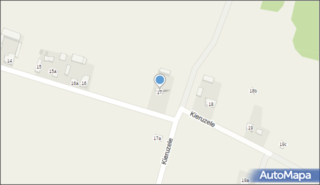Kieruzele, Kieruzele, 17, mapa Kieruzele