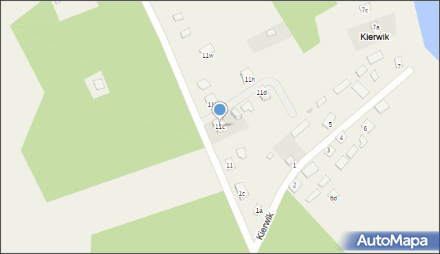 Kierwik, Kierwik, 11c, mapa Kierwik