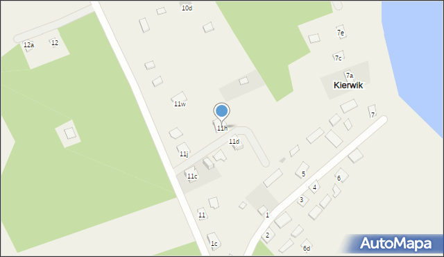 Kierwik, Kierwik, 11h, mapa Kierwik