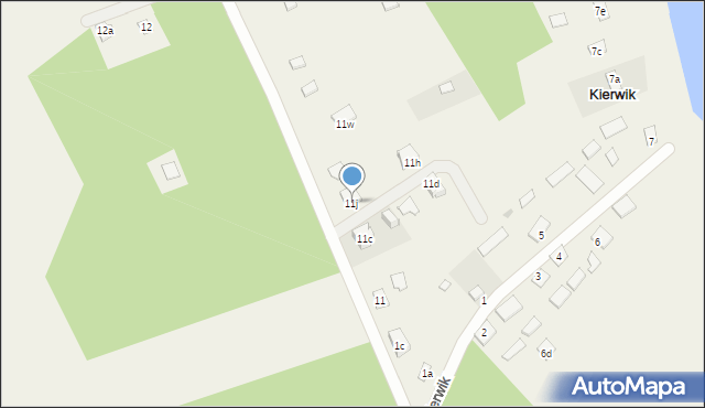 Kierwik, Kierwik, 11j, mapa Kierwik