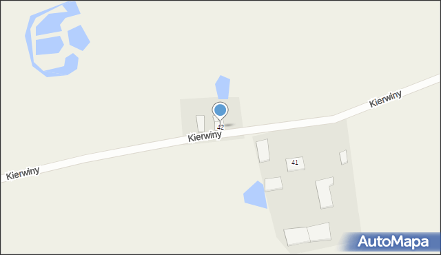 Kierwiny, Kierwiny, 42, mapa Kierwiny