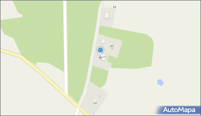 Kierwiny, Kierwiny, 58, mapa Kierwiny