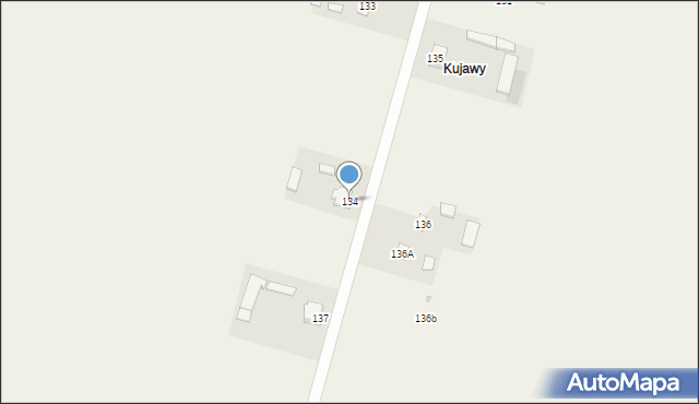 Kierz, Kierz, 134, mapa Kierz