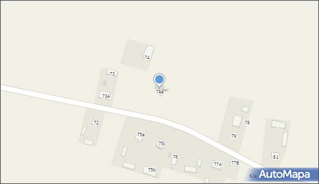 Kierz, Kierz, 74a, mapa Kierz