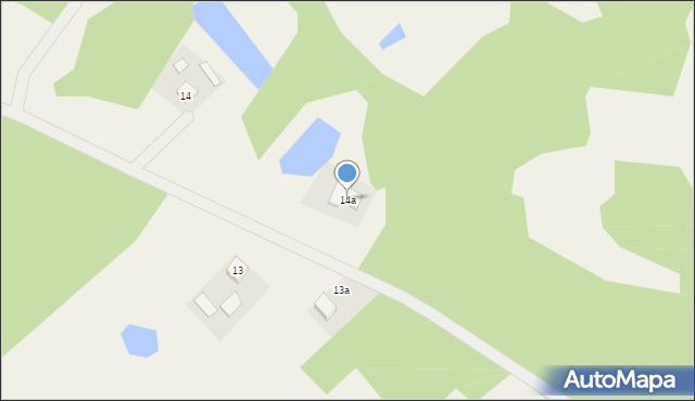 Kierz, Kierz, 14a, mapa Kierz